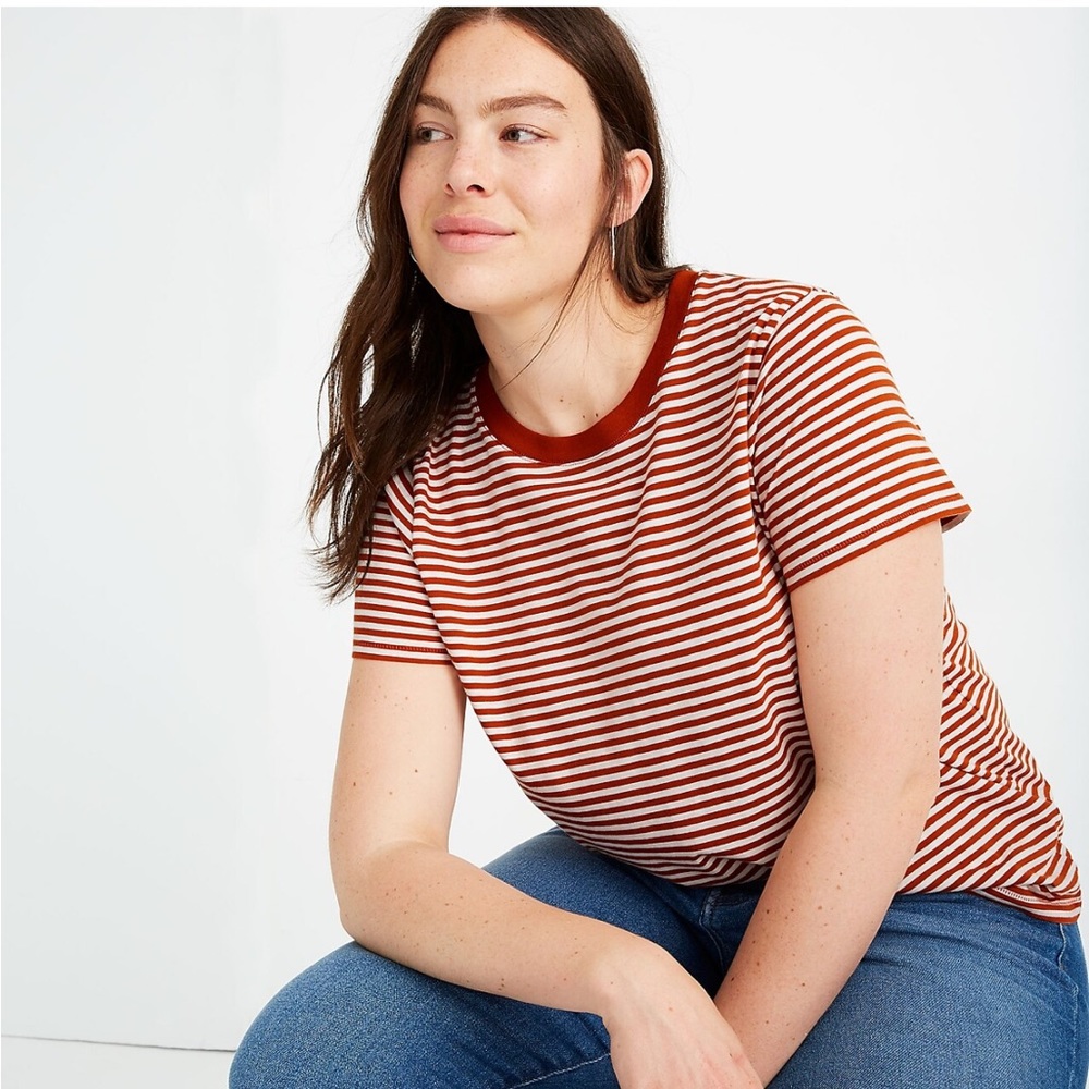 Madewell -Striped Vintage Tee - Size XL
